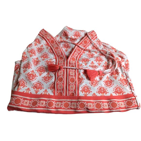 Talbots Cabana Life Embroidered Halter One Piece size L Tropical Beach UPF 50+ - Picture 14 of 14